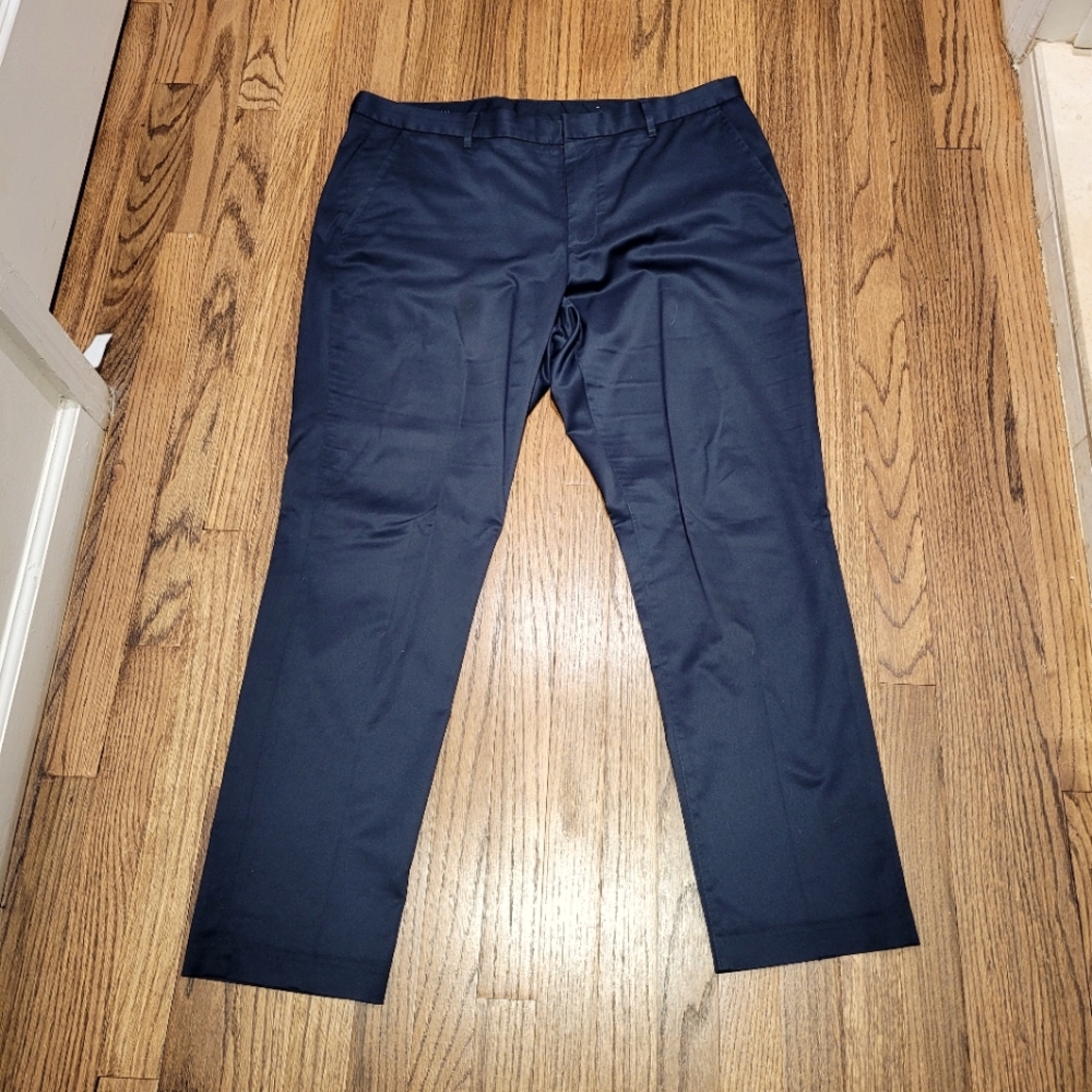 Men's Bonobos Navy Weekday Warrior Dress Pants (38/32; Athletic Cut)
